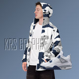 Midnight Navy Windbreaker Hoodie | Midnight Navy 4 Windbreaker Hoodie | Midnight Navy 4s Windbreaker Hoodie | Jordan 4 Windbreaker Hoodie