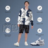 Midnight Navy Windbreaker Hoodie | Midnight Navy 4 Windbreaker Hoodie | Midnight Navy 4s Windbreaker Hoodie | Jordan 4 Windbreaker Hoodie