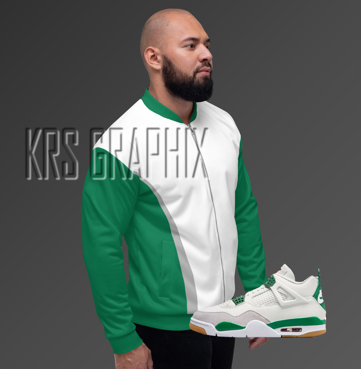 Green best sale jordan jacket