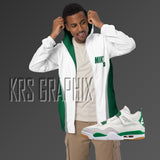 Zip Hoodie To Match Jordan 4 Pine Green Sb - Mike Sb