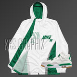 Zip Hoodie To Match Jordan 4 Pine Green Sb - Mike Sb