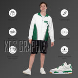 Zip Hoodie To Match Jordan 4 Pine Green Sb - Mike Sb