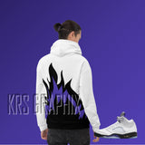 Concord 5s Hoodie  | Jordan 5 Concord Hoodie | Sneaker Match Concord 5 Hoodie
