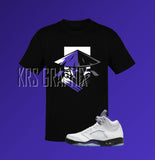 Concord 5 Shirt | Jordan 5 Concord T-Shirt | Jordan 5 Concord Sneaker Match Tee