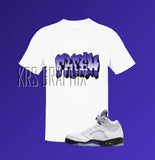 Concord 5 Shirt | Jordan 5 Concord T-Shirt | Jordan 5 Concord Sneaker Match Tee Fresh