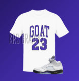 Shirt to Match Jordan Retro 5 Concord, Retro 5 Concord Shirt, Concord Sneaker Tee Customizable Tee