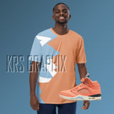 All Over Print Shirt To Match Jordan Crimson Bliss 5s Retro