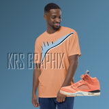 All Over Print Shirt To Match Jordan Crimson Bliss 5s Retro