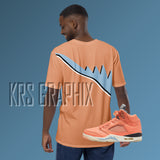 All Over Print Shirt To Match Jordan Crimson Bliss 5s Retro