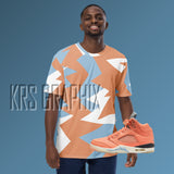 All Over Print Shirt To Match Jordan Crimson Bliss 5s Retro