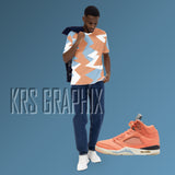 All Over Print Shirt To Match Jordan Crimson Bliss 5s Retro