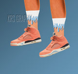 Socks To Match Jordan Crimson Bliss 5s Retro
