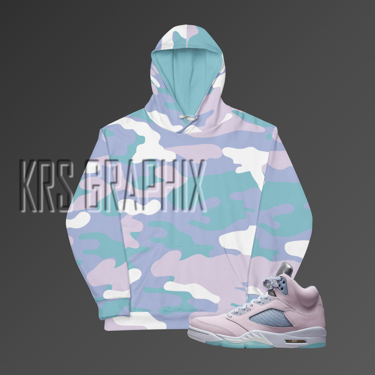 Jordan 5 camo hoodie best sale