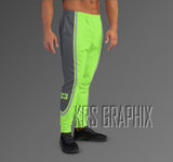 Joggers To Match Jordan 5 Green Bean - Two Tone Green