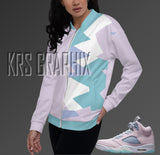 Bomber Jacket to Match Jordan 5 Easter - Easter 5s Bomber Jacket