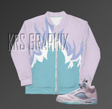 Bomber Jacket to Match Jordan 5 Easter - Easter 5s Bomber Jacket