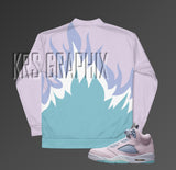 Bomber Jacket to Match Jordan 5 Easter - Easter 5s Bomber Jacket
