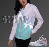 Bomber Jacket to Match Jordan 5 Easter - Easter 5s Bomber Jacket