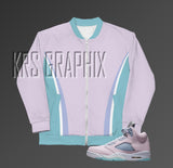 Bomber Jacket to Match Jordan 5 Easter - Easter 5s Bomber Jacket
