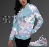Bomber Jacket to Match Jordan 5 Easter - Easter 5s Bomber Jacket