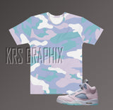 Full Print Shirt to Match Jordan 5 Easter - Easter 5s -Shirt