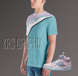Full Print Shirt to Match Jordan 5 Easter - Easter 5s -Shirt