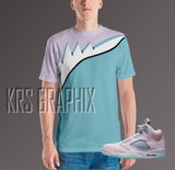Full Print Shirt to Match Jordan 5 Easter - Easter 5s -Shirt