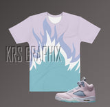 Full Print Shirt to Match Jordan 5 Easter - Easter 5s -Shirt