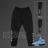 Black Joggers To Match Jordan UNC 5s Retro 'Heart' & 'Soul'