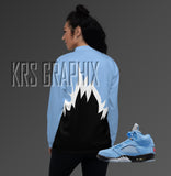 Bomber To Match Jordan UNC 5s Retro 'FLAMES'