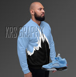 Bomber To Match Jordan UNC 5s Retro 'FLAMES'