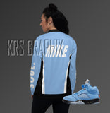 Bomber To Match Jordan UNC 5s Retro 'Heart and Soul'