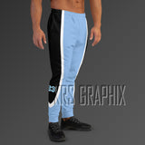Blue Joggers To Match Jordan UNC 5s Retro '23'
