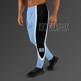 Blue Joggers To Match Jordan UNC 5s Retro '23'