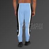 Blue Joggers To Match Jordan UNC 5s Retro '23'