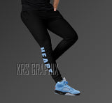 Black Joggers To Match Jordan UNC 5s Retro 'Heart' & 'Soul'
