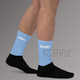 Socks To Match Jordan UNC 5s Retro 'Heart & Soul'