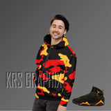 Jordan 7 Citrus Hoodie Match Citrus 7s Hoodie Camo