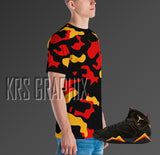 Full Print Jordan 7 Citrus 7s Shirt | Citrus 7s Shirt | Sneaker Match Tee