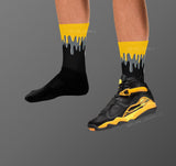 Socks To Match Jordan 8 Taxi - Jordan 8s Taxi Socks