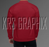 Cardinal Red 3s Bomber Jacket