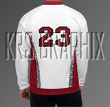 Cardinal Red 3s Bomber Jacket