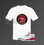 Cardinal Red 3s Shirt