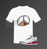 Cardinal Red 3s Shirt