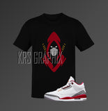 Cardinal Red 3s Shirt