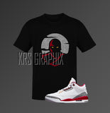 Cardinal Red 3s Shirt