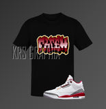 Cardinal Red 3s Shirt