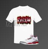 Cardinal Red 3s Shirt