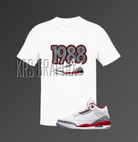 Cardinal Red 3s Shirt