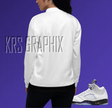 Concord 5s Bomber Jacket  | Jordan 5 Concord Bomber Jacket | Sneaker Match Concord 5 Bomber Jacket